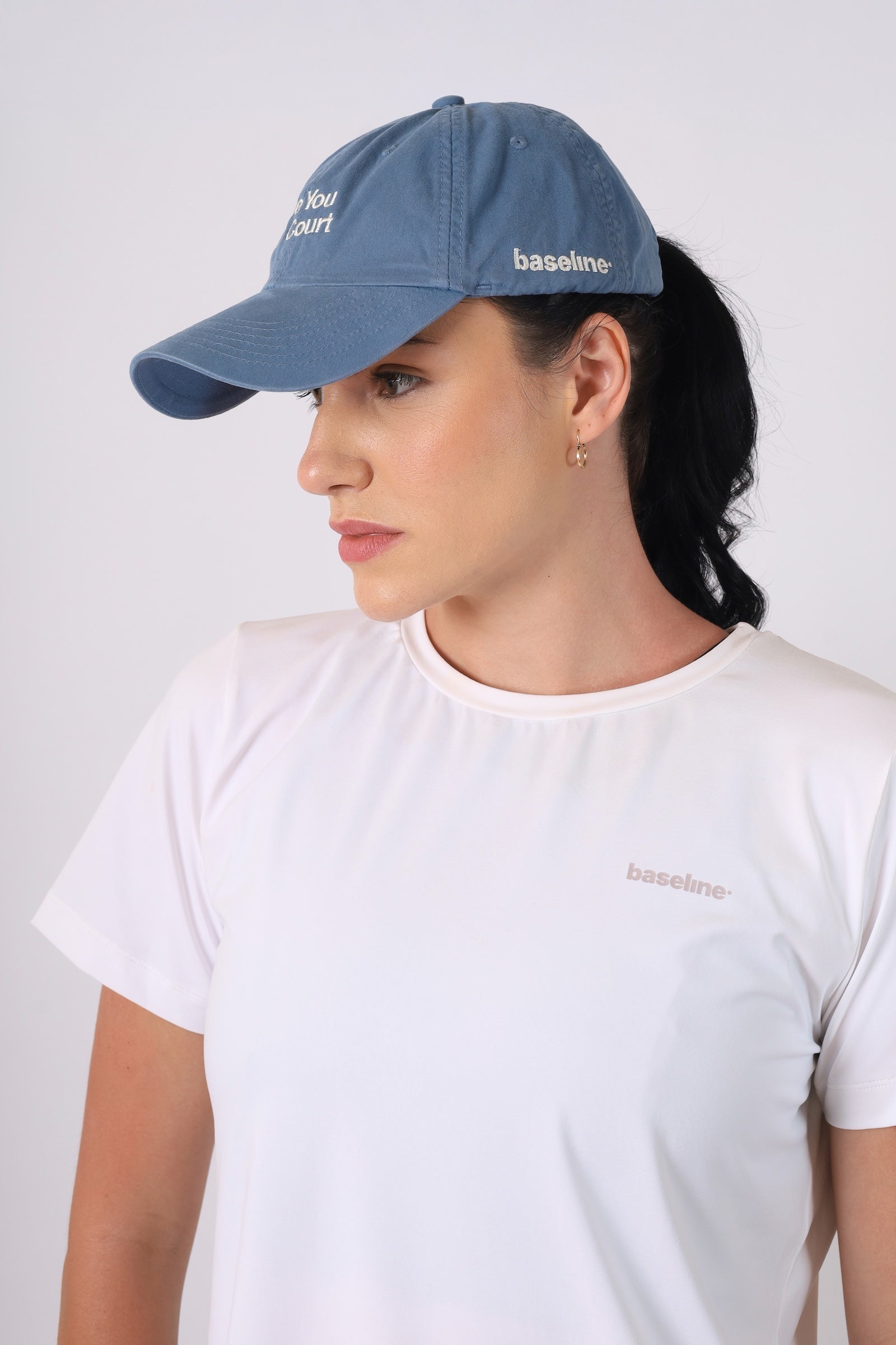 Courtside Cap Azul e Branco