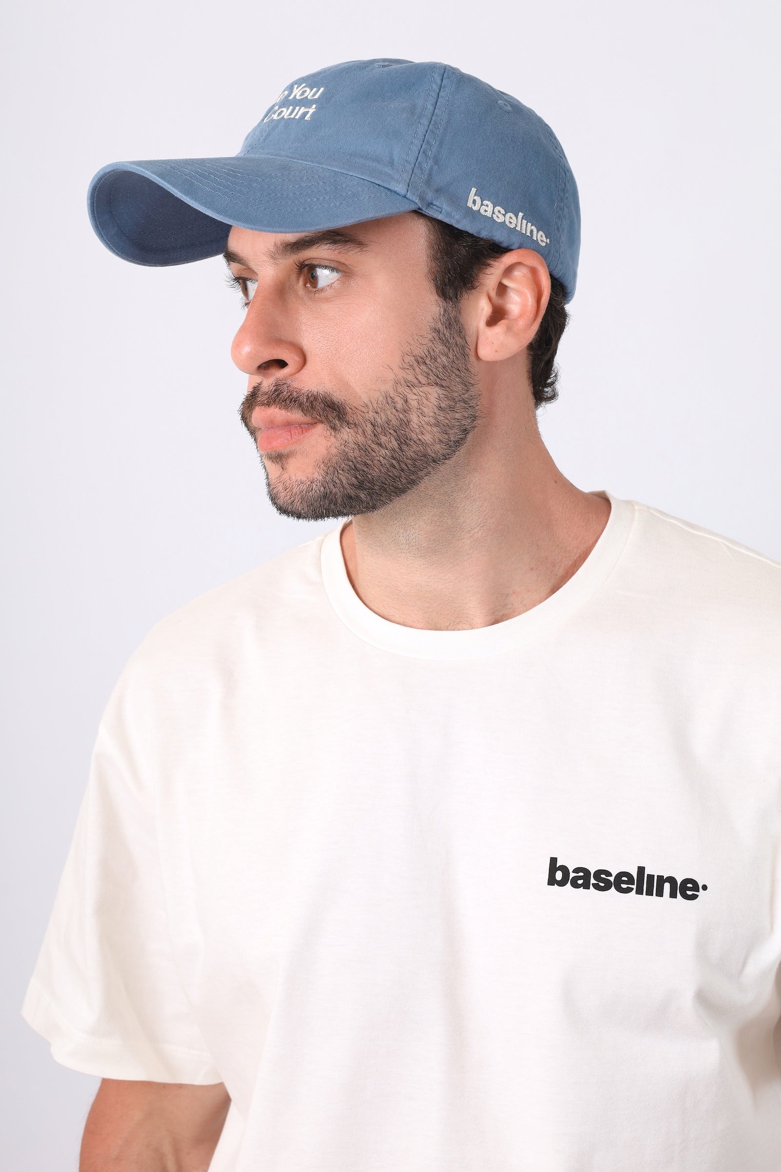 Courtside Cap Azul e Branco