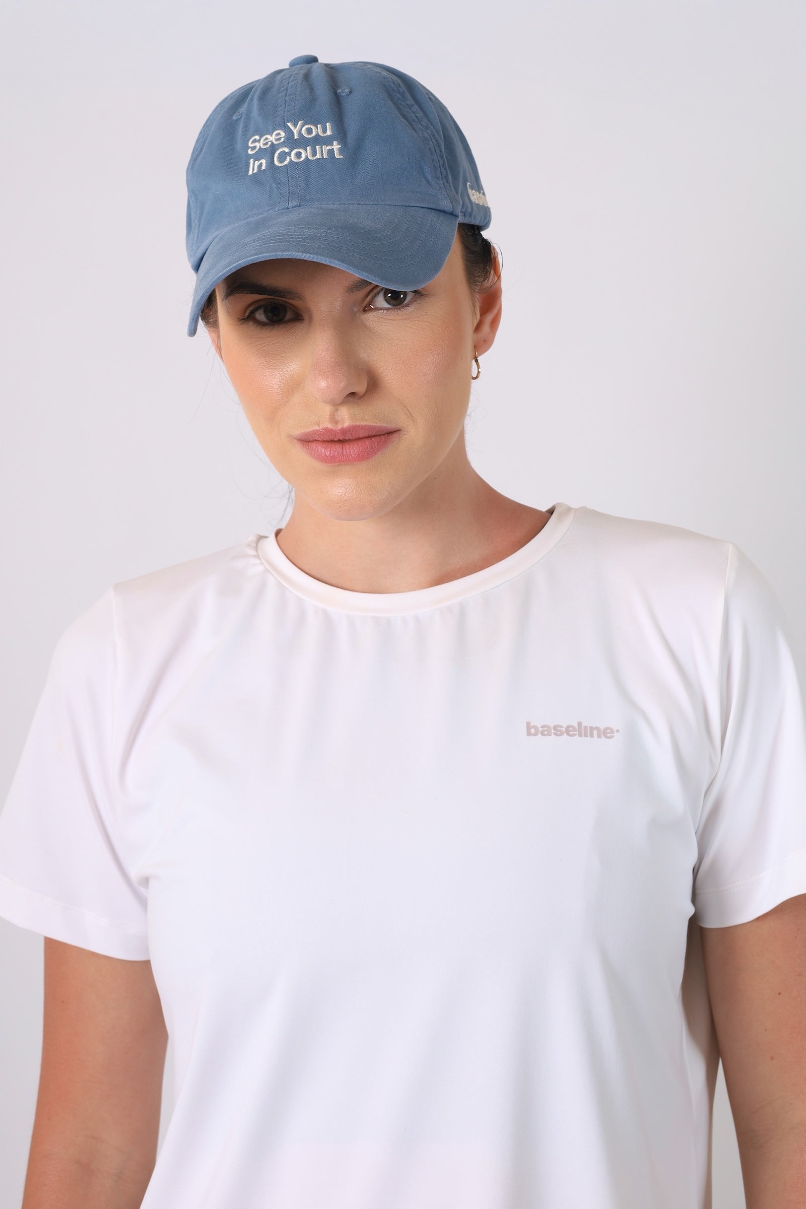 Courtside Cap Azul e Branco