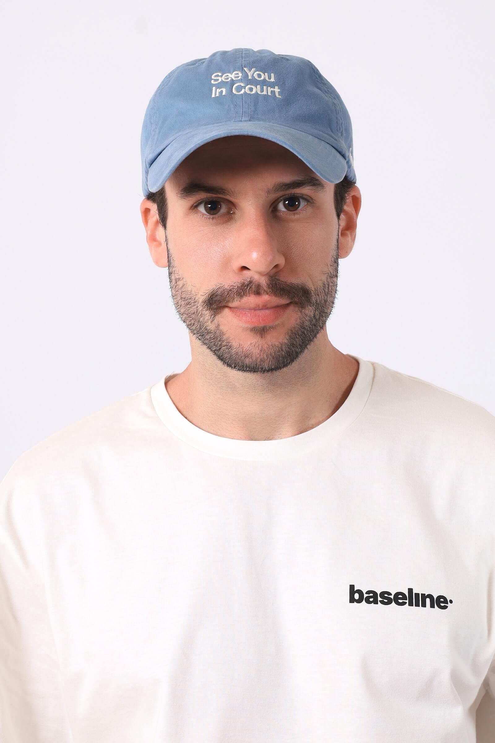 Courtside Cap Azul e Branco